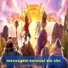 massagem sensual em sbc